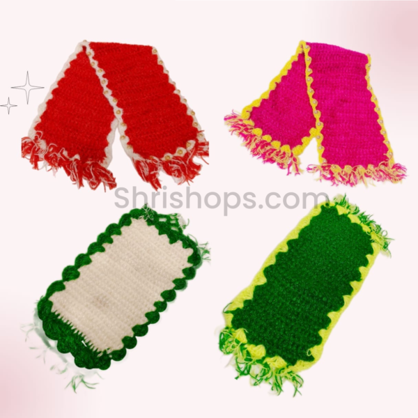 Set of 2 Woolen Kambal Winter Blankets for Laddu Gopal Ji