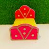 Luxurious Heavy Embroidered Bed for Laddu Gopal Ji