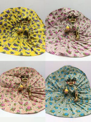 Amazing laddu gopal cotton poshak Random colours 4 pc set
