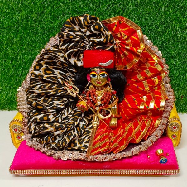 P Shivratri shivparvati poshak set for laddu gopal ji : poshak,rudraksh mala,kangan,trishu,hair,moon