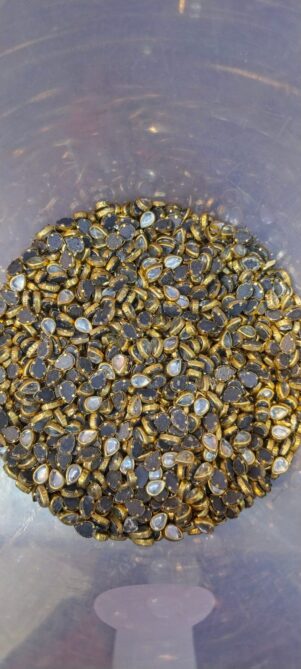 Drop Shape Kundan Beads